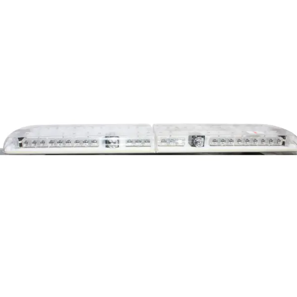 1221678E - ECCO - Torreta de barra led 48" 12-24vcd rojo-blanco 136 Leds 64 patrones IP67 3.16 Amps. IP67