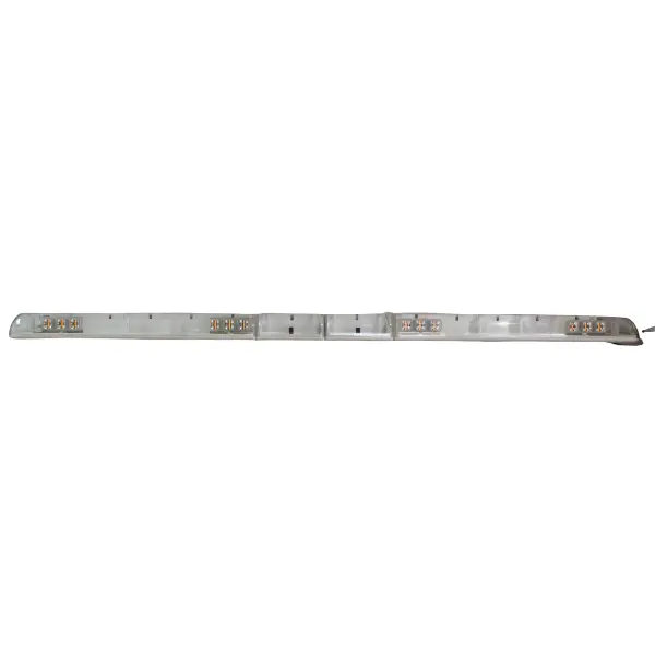 1221731E - ECCO - Torreta barra led 60" 12-24vcd ámbar 62 Leds 64 patrones IP67 2.58 Amps. Clase I