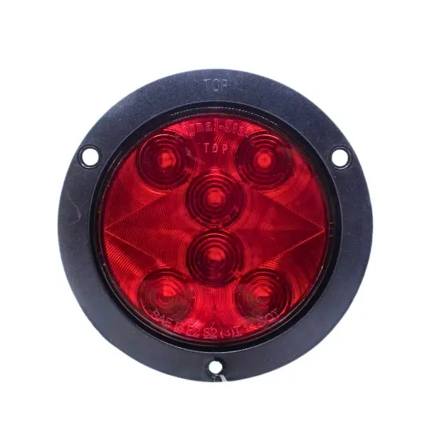 4054 - TRUCK LITE - Plafón 4"  12-24vcd rojo