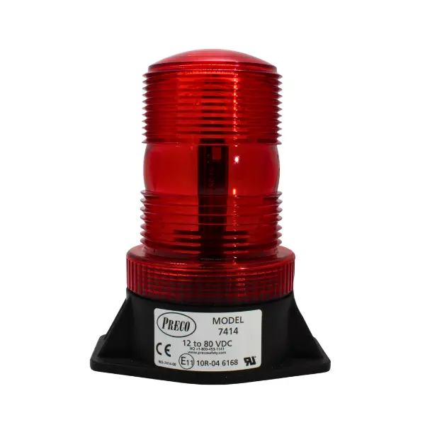 7414R - Preco - Torreta led 12-80vcd roja 3 led IP65