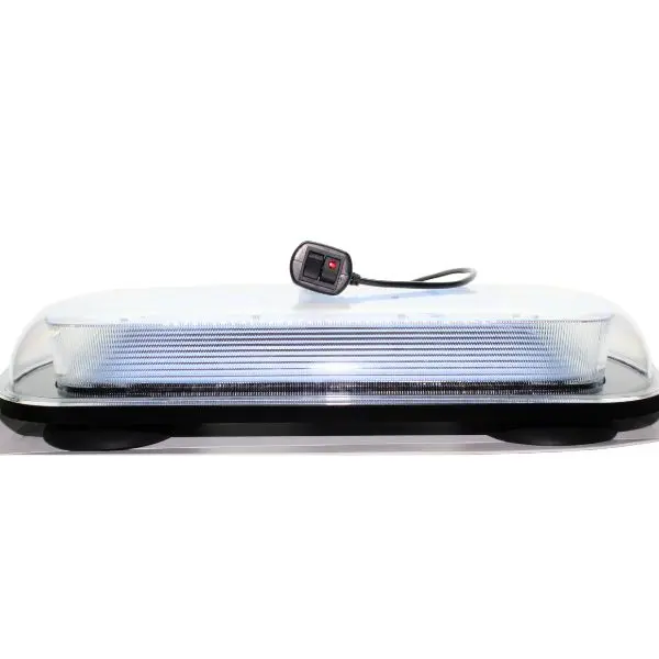 SOT3636 - SOSLITE - Torreta media barra led 17" 12-24vcd ámbar 72 Leds Clase I  3.1Amps IP65 con imán y cable.