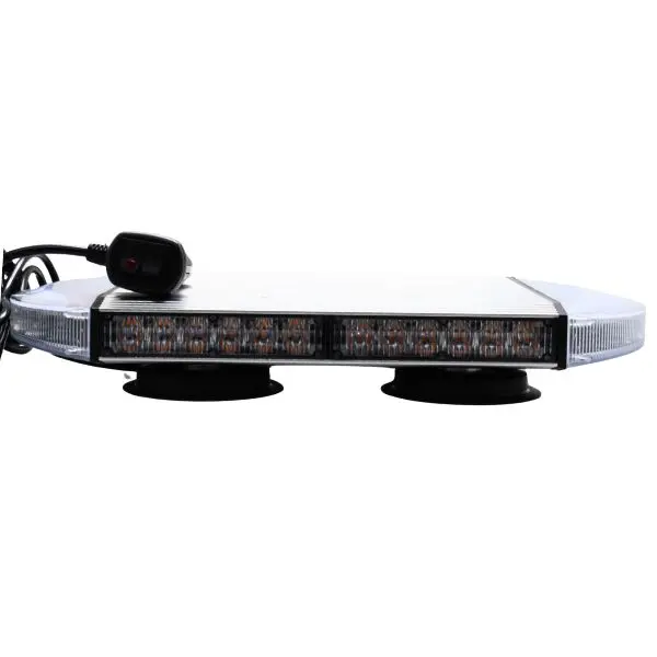 AL5540 - SOSLITE - Torreta media barra Led 14" 12vcd ámbar 40 Leds Clase I 0.18 Amps IP65 con imán y cable