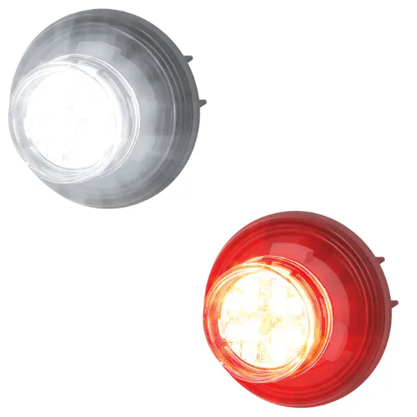 CD9012RW - CODE3 - Luz de advertencia 12-24vcd rojo-blanco 12 led Clase lll IP66