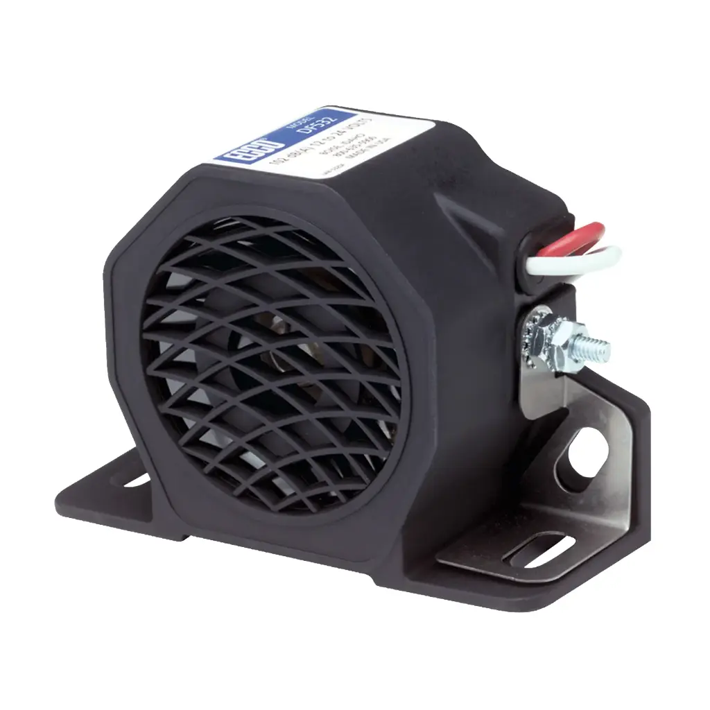 DF532 - ECCO - Alarma de reversa 12-24vcd 0.8 amp 102 dB a 1mts IP64