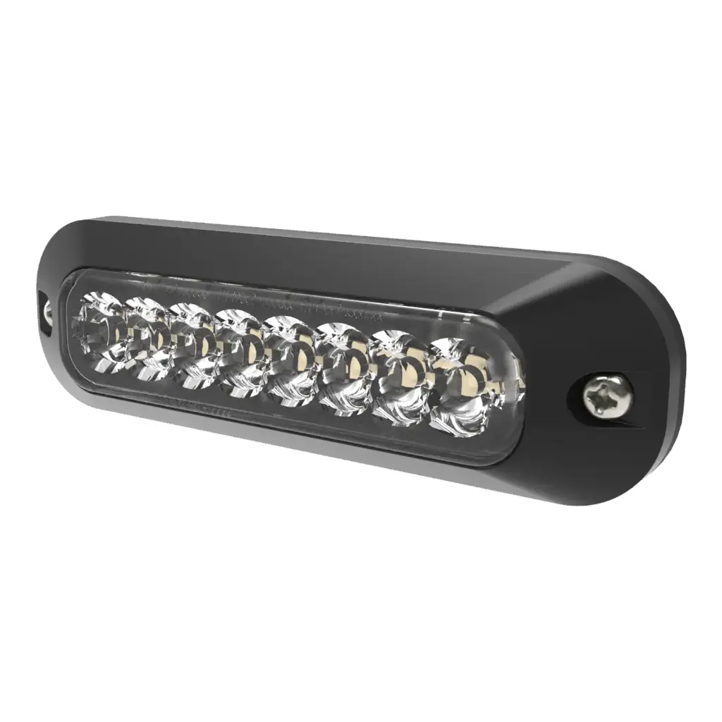 ED3744AC - ECCO - Luz direccional LED 12-24 vcd ámbar-blanco 8 leds Clase l IP69K
