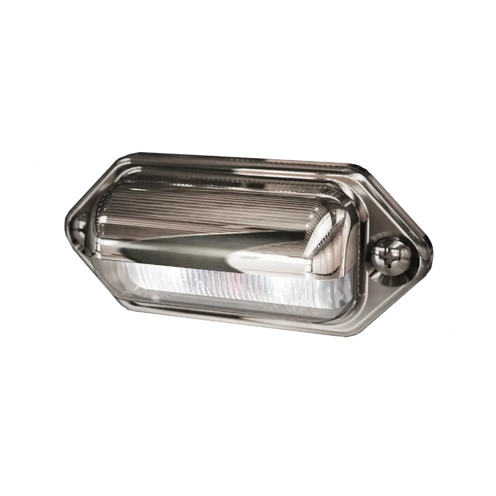EW0206 - ECCO - Luz led para placa trasera 2.5" 12vcd blanco 2 Leds 30 Lúmenes 0.8 Amps con cables.