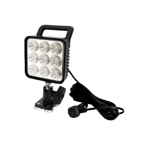 EW2450MG - ECCO - Faro buscador Led Spot luz clara 12-24vcd con imán y cable 1,300Lúmenes 9 Leds.