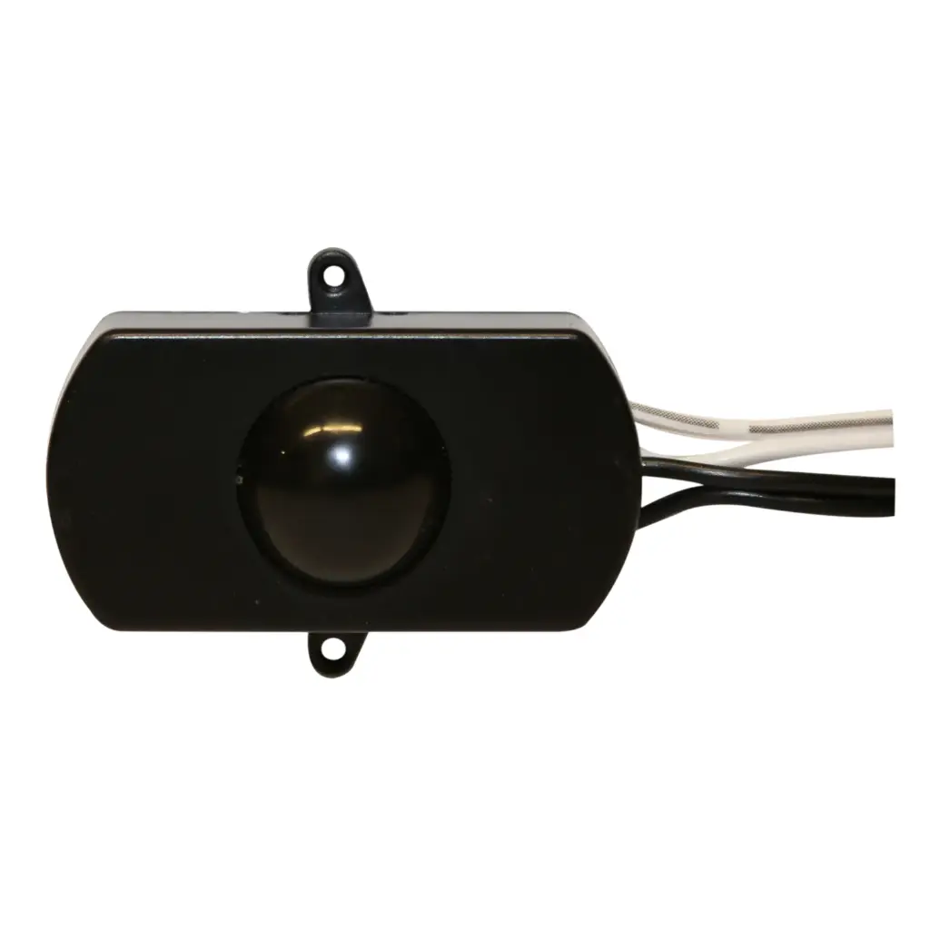 EZ0120 - ECCO - Sensor de infrarrojos pasivos color negro para luces de interior.