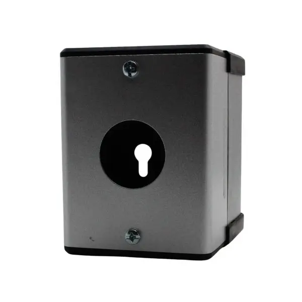 HY3001 - Hanyoung - Caja metálica 1 hole para botón 30mm