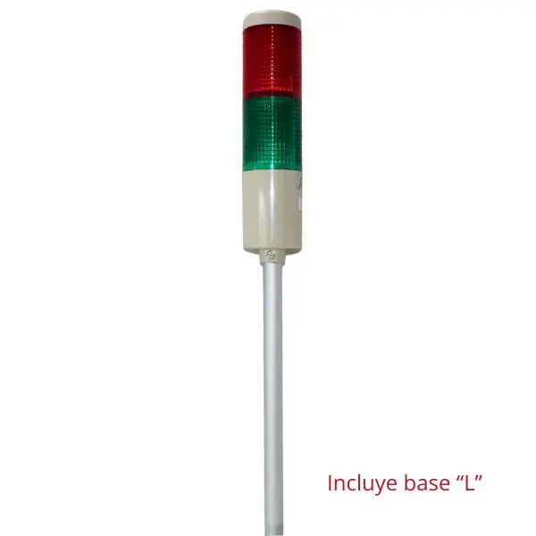 HYTN242 - Hanyoung - Luz indicadora 24vcd 2 stack 55mm diam. fija IP54 