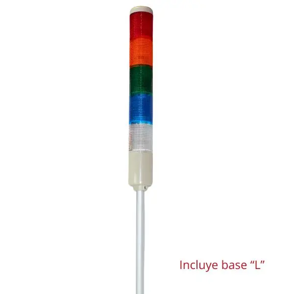 HYTN245 - Hanyoung - Luz indicadora 24vcd 5 stack 55mm diam. fija IP54