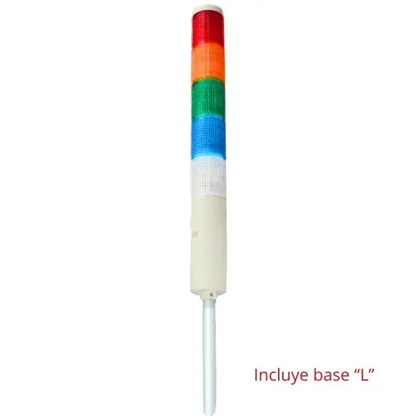 HYTWBN245 - Hanyoung -Luz indicadora 24vcd 5 stack 55mm diam. fija-intermitente 80dB IP54
