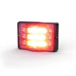 M180LMCRW - ECCO - Módulo led 12-24vcd direccional color rojo-blanco Clase I IP69K  69 patrones.