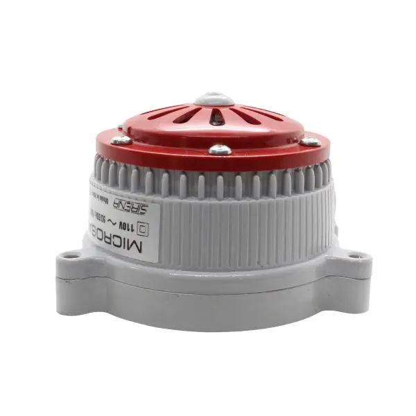 MS110 - Sirena - Zumbador continuo 4.48" de diámetro 110vca