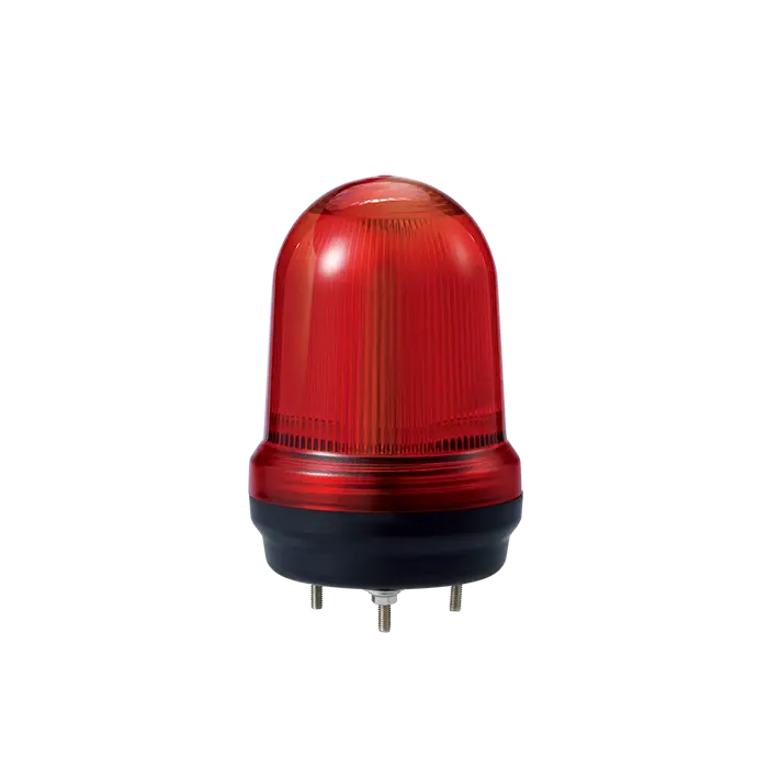 Q80LBZ1224R - QLight - Torreta 12-24vcd fija-intermitente con zumbador roja
