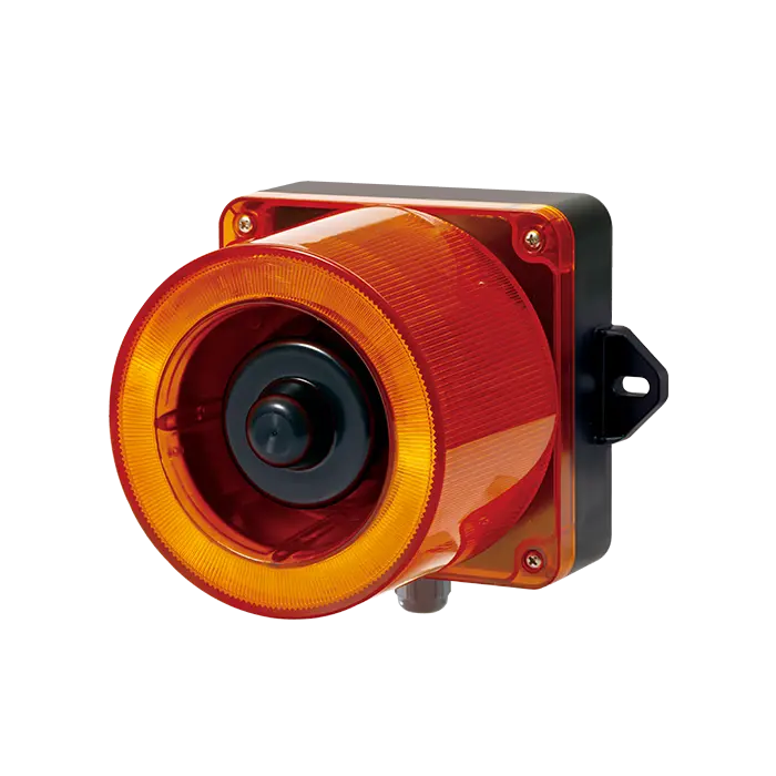 QWCD351224LCA - QLight - Alarma audiovisual led destello en estrobo 12-24vcd ámbar 31 sonidos