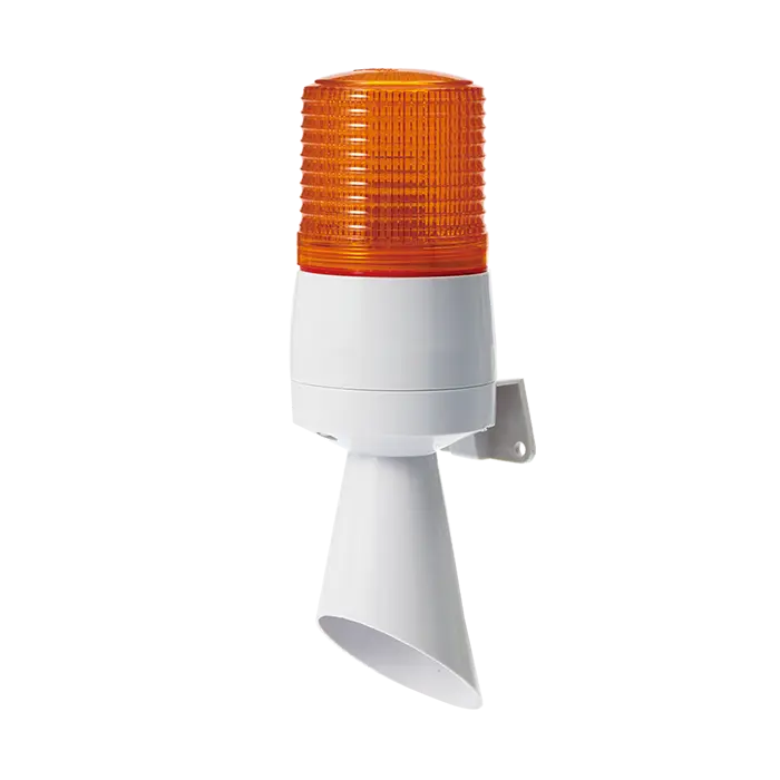 S60ADL110A - QLight - Zumbador con luz led fija-intermitente 120vca ámbar 95dB IP54