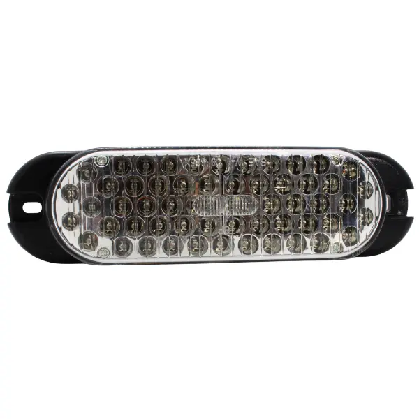 SOD80A -SOSLITE - Módulo led 12-24vcd ámbar 57 Leds 4 patrones de flasheo 0.4Amps Clase II IP65.