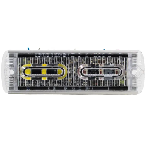 SODS6RW - SOSLITE - Módulo led 12-24vcd rojo/blanco 6 leds 40 patrones Clase I IP67