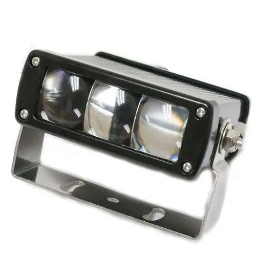 SOFL38B - SOSLITE - Faro de reversa punto azul 12-48 vcd 0.38 amp 9watts