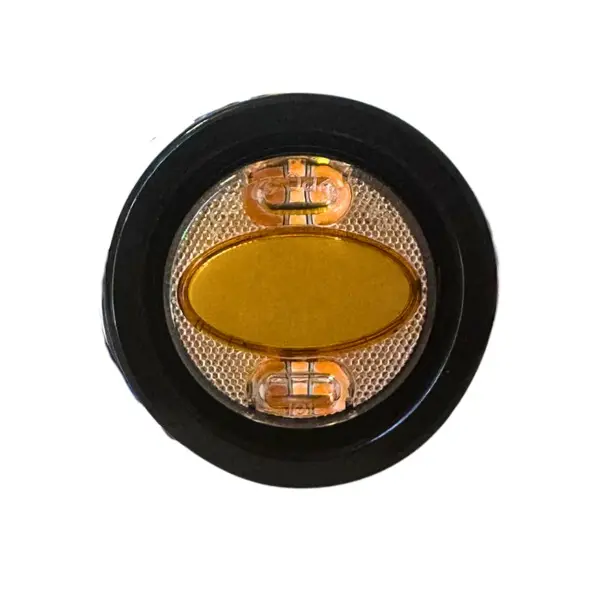 SOP2001 - SOSLITE - Plafón 2" ámbar 12vcd 12 Leds 13 Patrones de flasheo Clase I Amps 0.72  IP67.