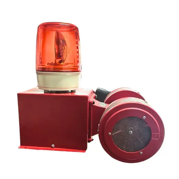 SOS1S10TA - ARMADAS - Alarma audiovisual 110vca ámbar 123dB a 1 metro IP44