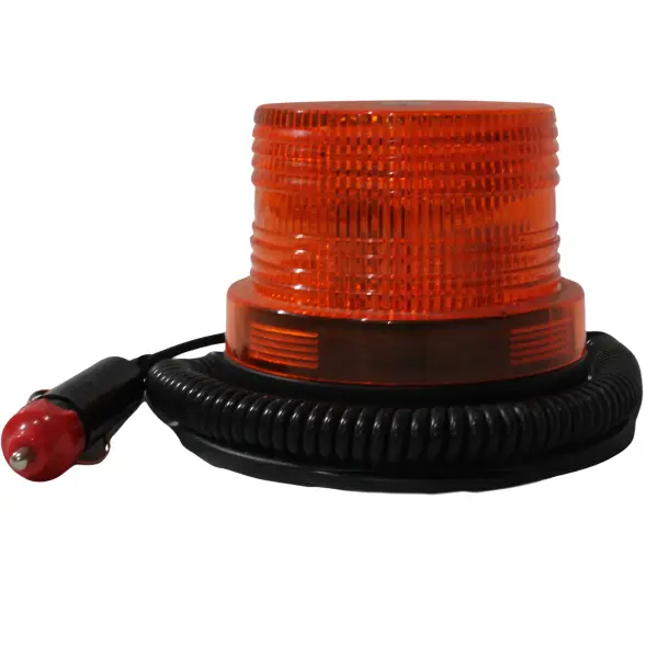 SOT0112LMA - SOSLITE - Torreta led con imán y cable 12vcd ámbar 10 Leds 3watts  0.171 Amps Clase II IP44.