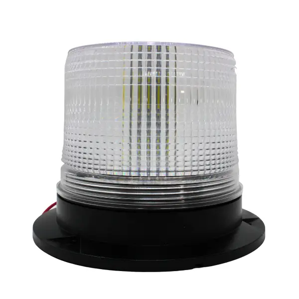 SOT01F2112LC - SOSLITE - Torreta led 12-48 vcd claro 15 Leds 24 watts flashante 1.2 Amps Clase II IP65