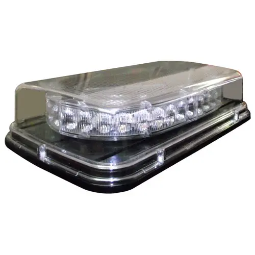 SOT3511CA - SOSLITE - Torreta minibarra led 11" 12-24 vcd ámbar 36 leds 20 patrones 5.4 Amps Clase I IP65