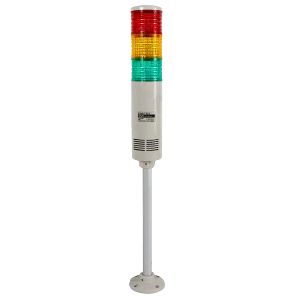ST56ELFBZ3110 - QLight - Luz indicadora led 120vca 3stack 56mm diam. con alarma 85db IP44