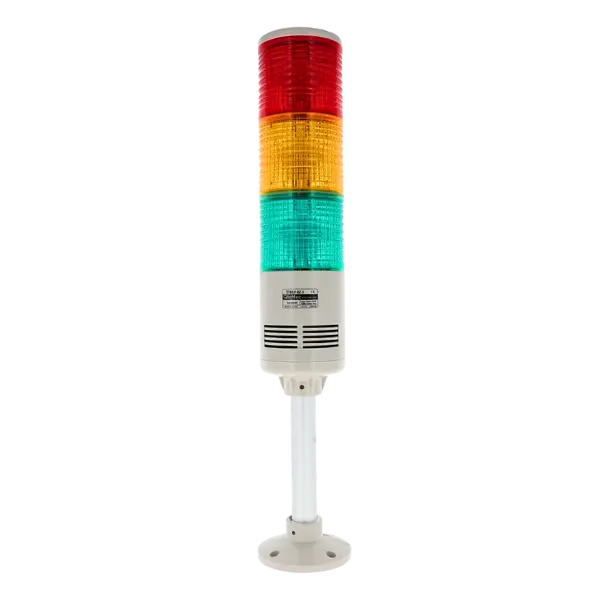 ST80LFBZ3110 - QLight - Luz indicadora led 110vca 3stack 80mm diam. con alarma 85db IP44