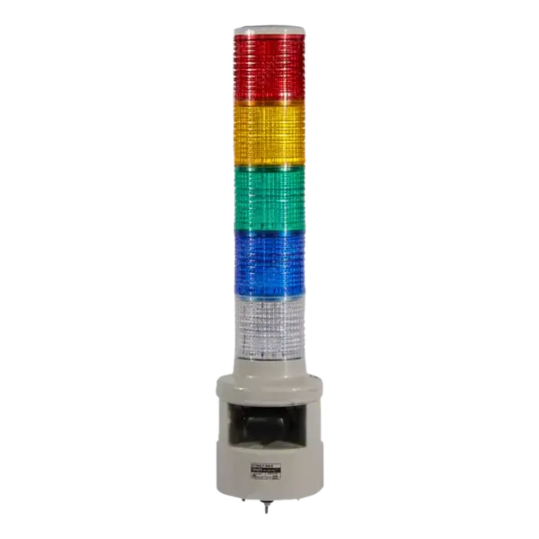 STD80ELFWS5120RAGBW - QLIGHT - Columna de luz led 120vca 5 stack con sonido 105dB IP54 