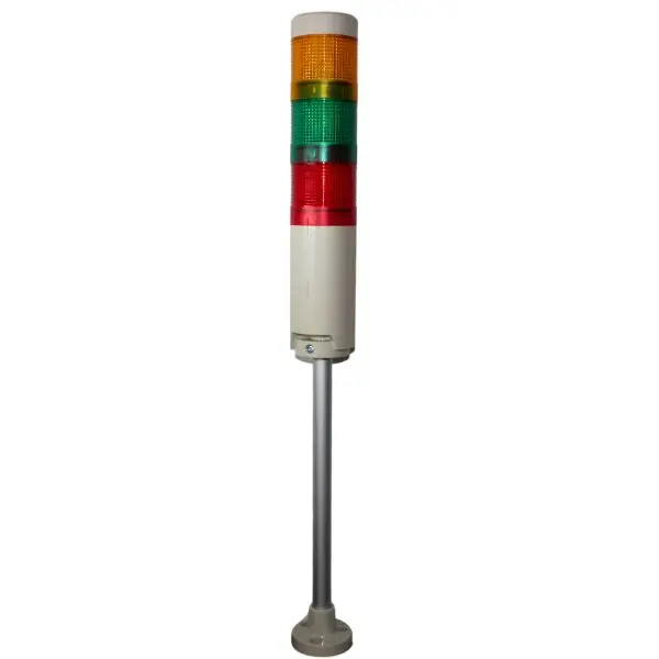 STE060AD513 - HANYOUNG  - Luz indicadora led modular 24vcd 3 stack 60mm diam. con base y tubo IP65.