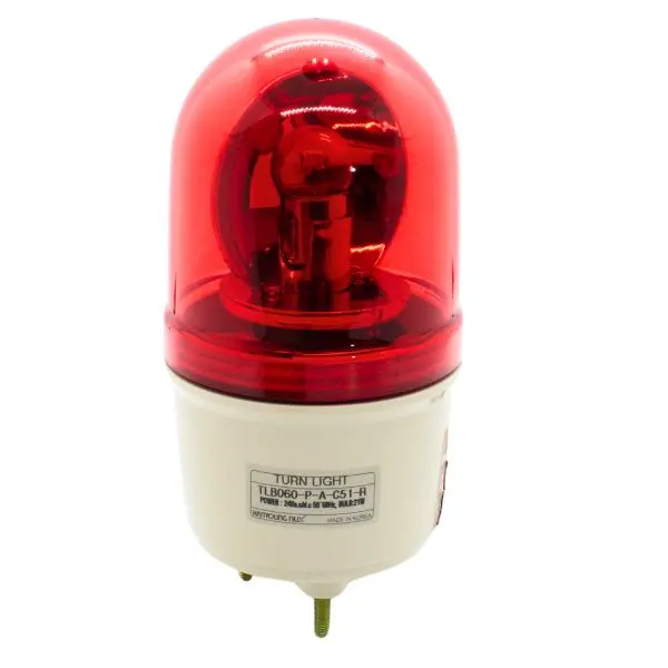 TLB060PAC51R - Hanyoung - Torreta giratoria estroboscópica 24vcd roja 70mm IP54