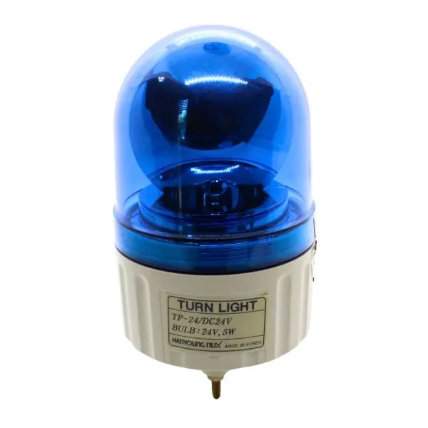 TP24B - Hanyoung - Torreta giratoria 24vcd azul 84mm