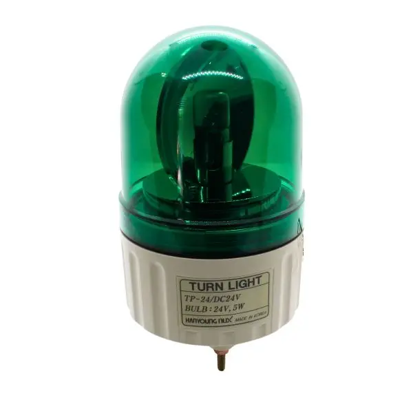 TP24G - Hanyoung - Torreta giratoria 24vcd verde 84mm