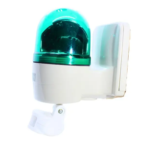WTSPA11G - Hanyoung - Torreta giratoria instalación en pared con sensor 110-240vca verde 90dB
