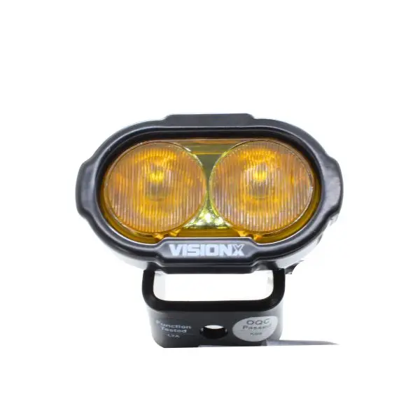 DURA2-DL2CBSY - VISION X - Faro de trabajo led 9-32vcd 2 led Combo driving 1400 lúmenes IP68/IP69K Mica amarilla