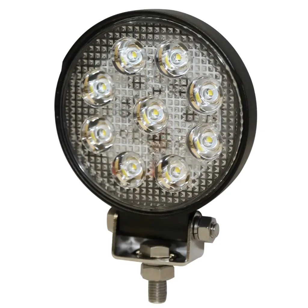 E92005 - ECCO - Faro Led Flood redondo luz blanca 12-24vcd 1000 Lúmenes 9 Leds.