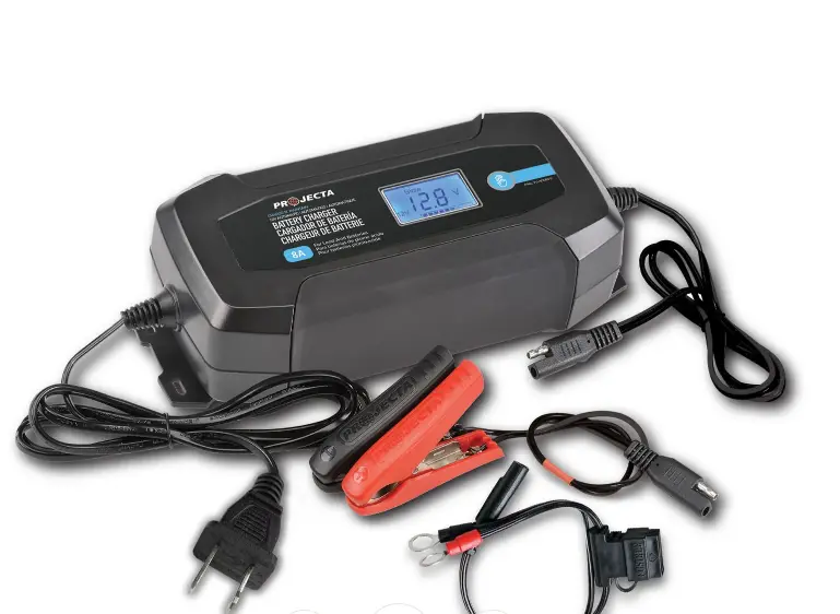 PJ-AC080-2 - PROJECTA - Cargador de batería para auto 12vcd 8amp 8 etapas IP65