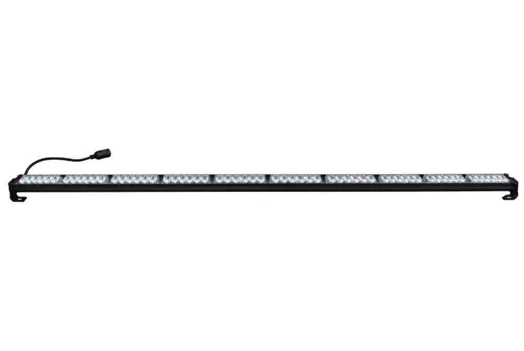 SOT5901SAW - SOSLITE - Torreta de barra led 59" 12-24vcd ámbar-blanco con control y cable 3 mts IP65