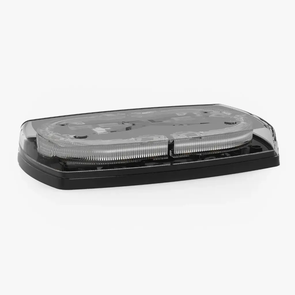 5540CA - ECCO - Torreta media barra 10" 12-24vcd ámbar 24 Leds Clase I, 35 patrones 3.4 Amps IP69K