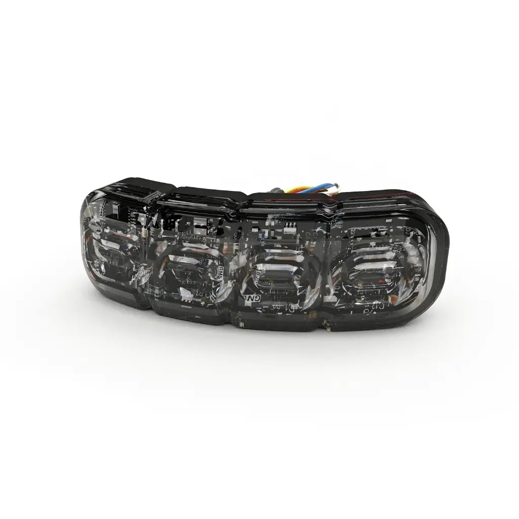 ED3793AW - ECCO - Luz direccional 4 leds 12-24vcd flexible dual color ámbar-blanco