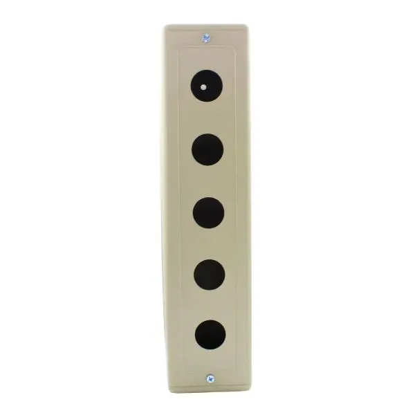HY2505 - Hanyoung - Caja 5 hole para botón de 25mm
