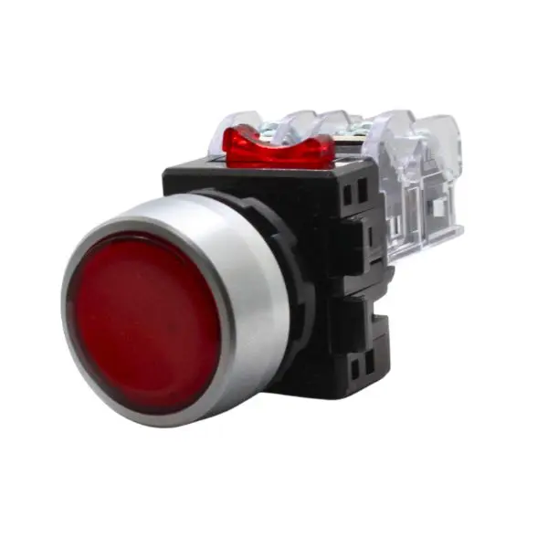 MRFRA1R - Hanyoung - Botón sostenido 22mm rojo