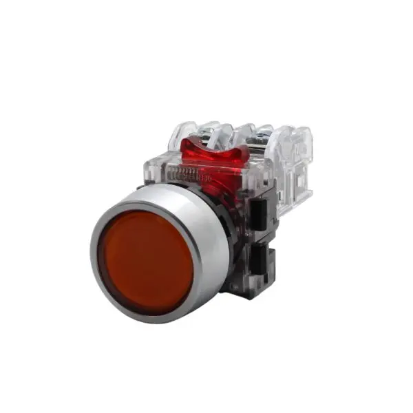 MRFRA1Y - Hanyoung - Botón sostenido 22mm ámbar