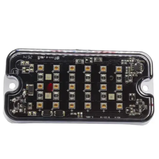 [1020R ] 1020R - Preco - Módulo led 12vcd rojo 18 leds 16 patrones IP54.