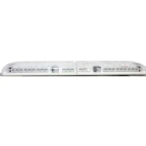[1221678E ] 1221678E - ECCO - Torreta de barra led 48" 12-24vcd rojo-blanco 136 Leds 64 patrones IP67 3.16 Amps. IP67