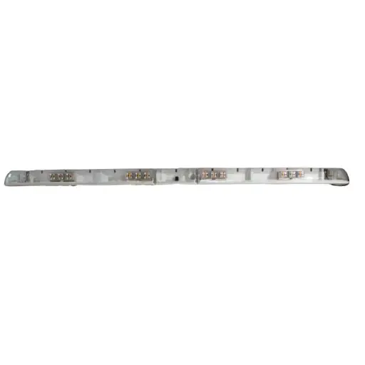 [1221732E ] 1221732E - ECCO - Torreta de barra led 54" 12-24vcd ámbar 62 Leds 64 patrones IP67 2.58 Amps. Clase I.