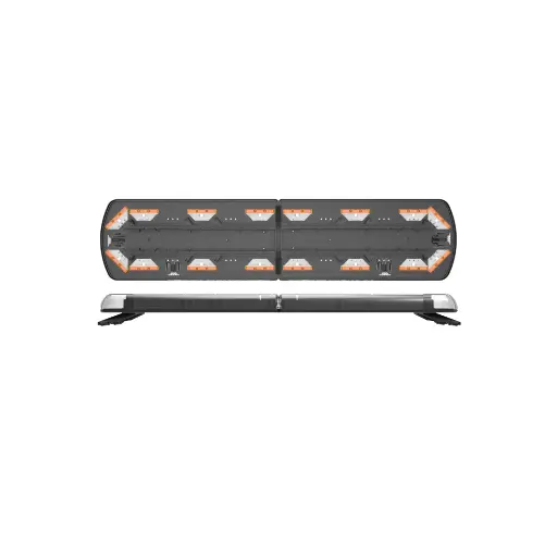 [1250831ES ] 1250831ES - ECCO - Torreta barra led 48" 12-24 VCD 16 módulos color ámbar incluye control.